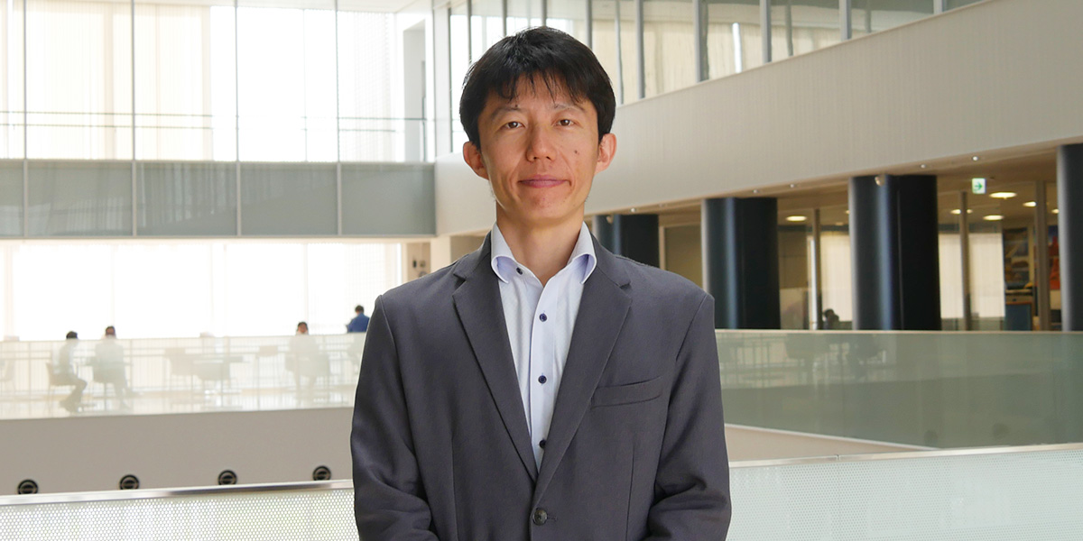 Image of Mr. Higuchi of the Digital Promotion Department in the Information System Group