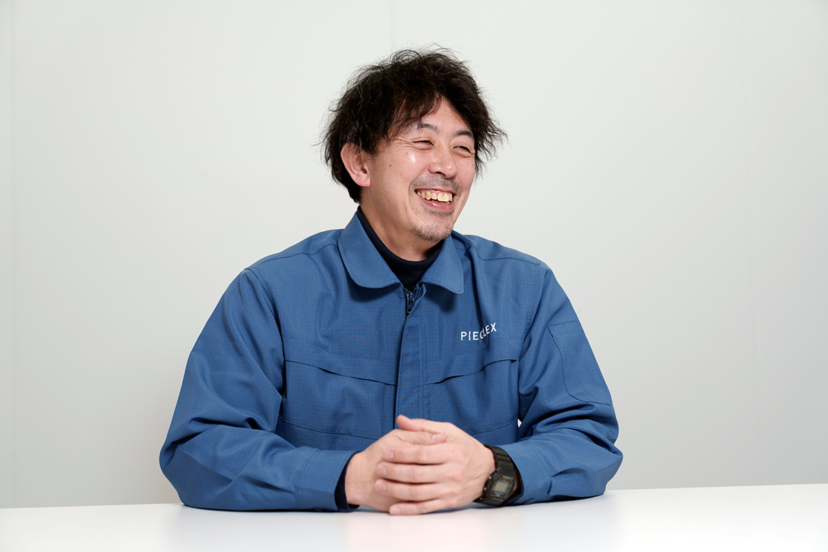 Image of Shiomi, a leader of Production and Development Team