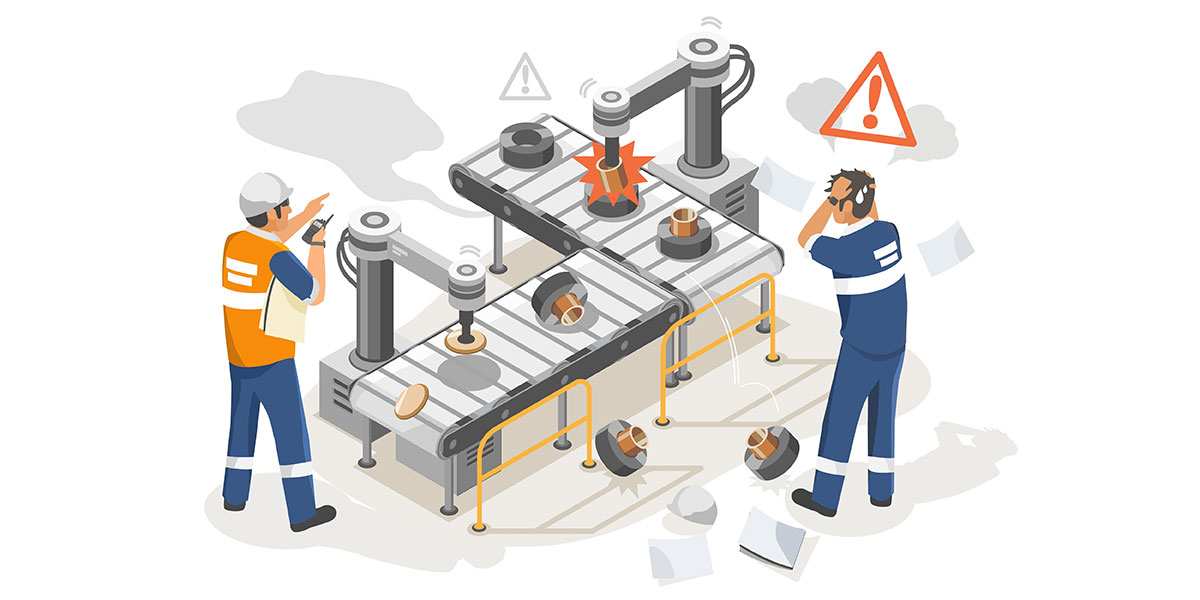 ポカミスによる現場の混乱のイメージ画像