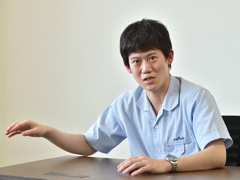 Image of Naruse, in charge of processing technology development