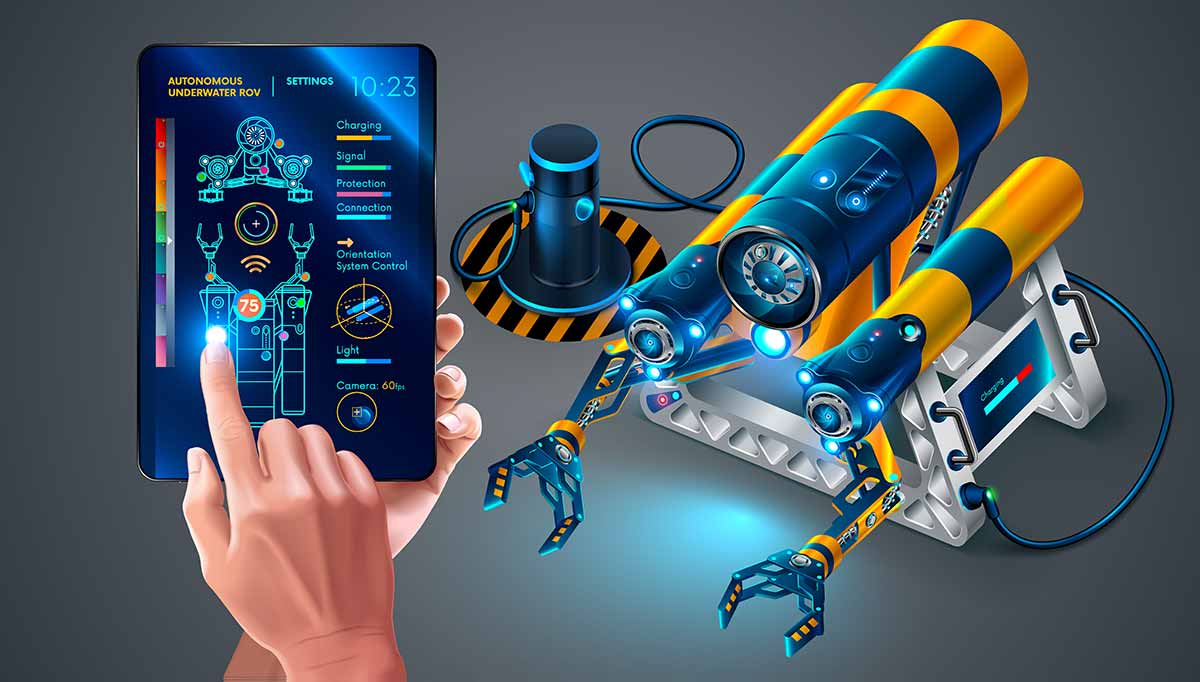 Image of underwater drone