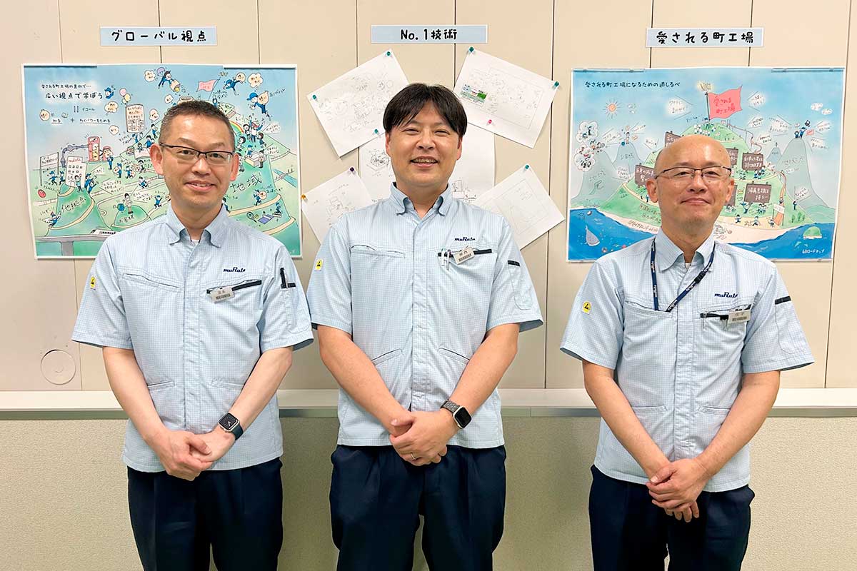 Image of Miyamoto, Tsubouchi and Shiko