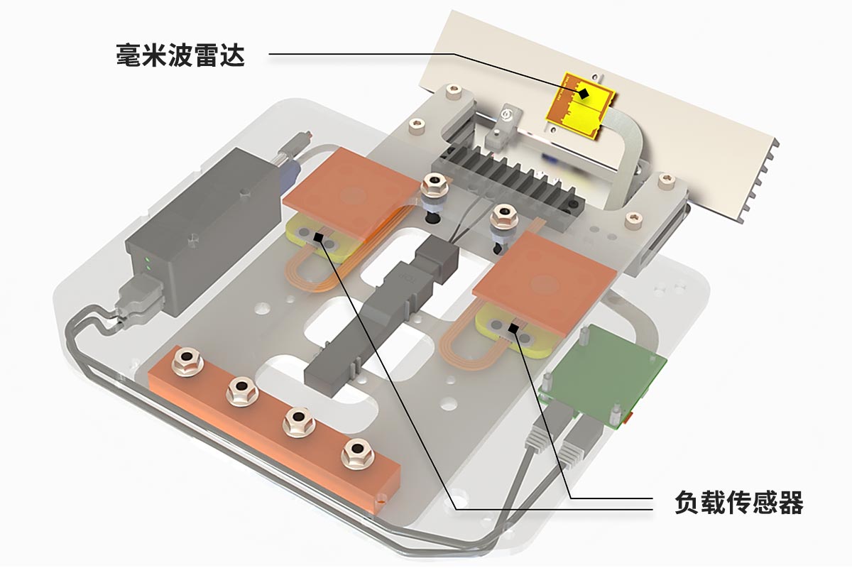 实现了对心跳引起的微小振动进行检测