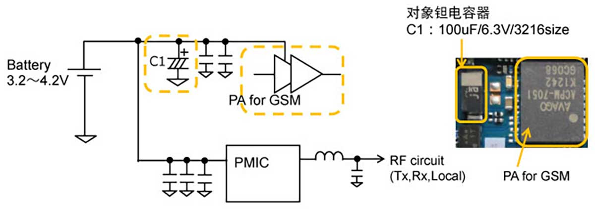 电池电路的配线图