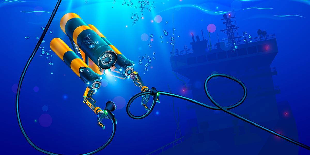 Main image of AUV (Underwater Drone) Utilization and Underwater Communication Technology